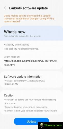 Samsung Galaxy Buds2 Pro receive their first software update