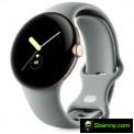 Pixel Watch and Band Color Combinations: Champagne Gold / Hazel