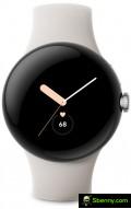 Pixel Watch in silver / plaster