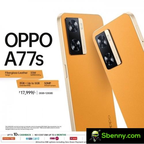 Oppo A17 and A77 launched in India