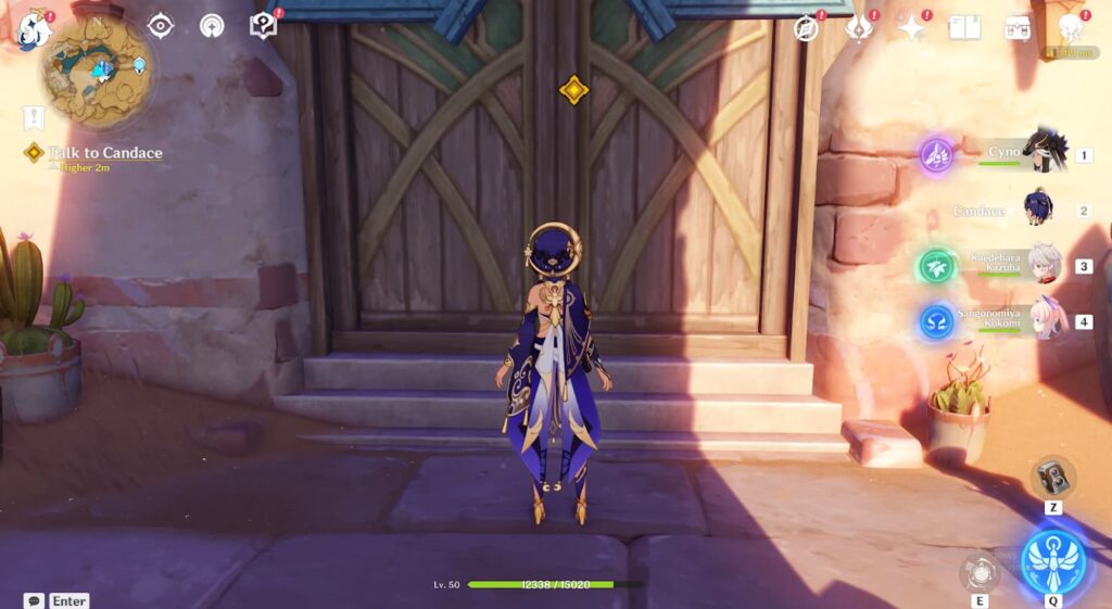 Genshin Impact Sumeru Archon Quest Act IV talks to Candace
