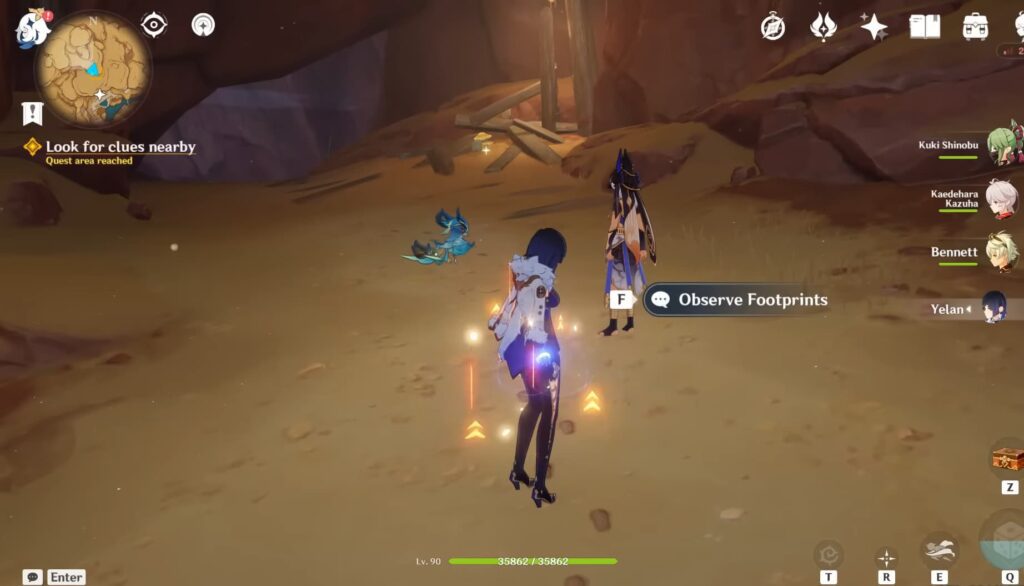 Genshin Impact Sumeru Archon Quest Act IV looks for clues nearby