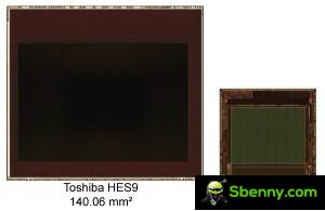 The huge 1 / 1.2 '' sensor (Toshiba HES9) of the Nokia 808 PureView