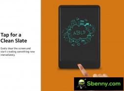 Redmi Writing Pad features a one-touch screen clear button and one-touch lock to prevent content deletion