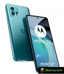 Motorola Moto G72 in polar blue