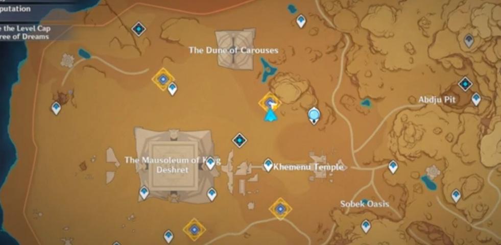 Genshin Impact Invisible Barrier quest 4 transparent ruins