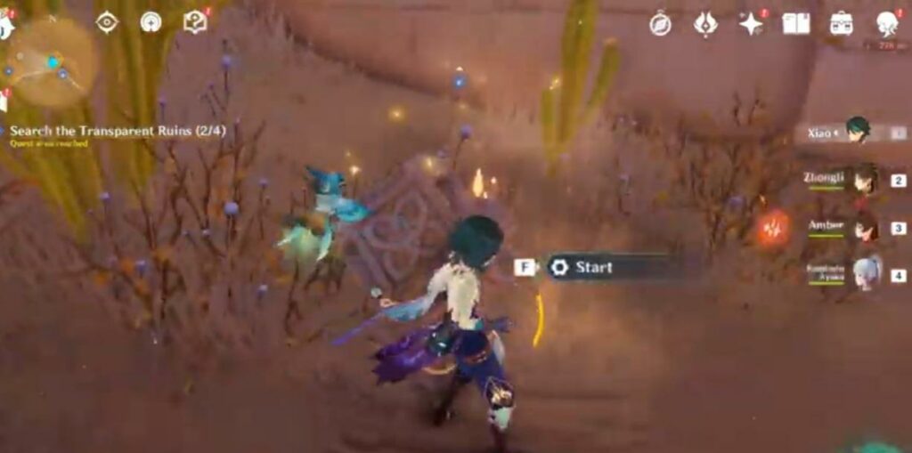 Genshin Impact Invisible Barrier this anemo blow