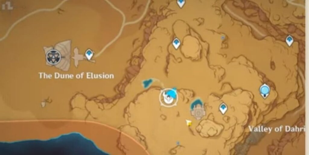 The dune of illusion