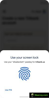 Using a passkey to log in has the same aspect as using a stored password