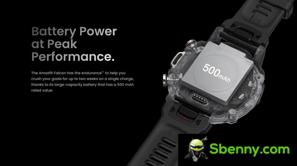 Amazfit Falcon becomes official with Titanium design, dual-band GPS and 20ATM water resistance