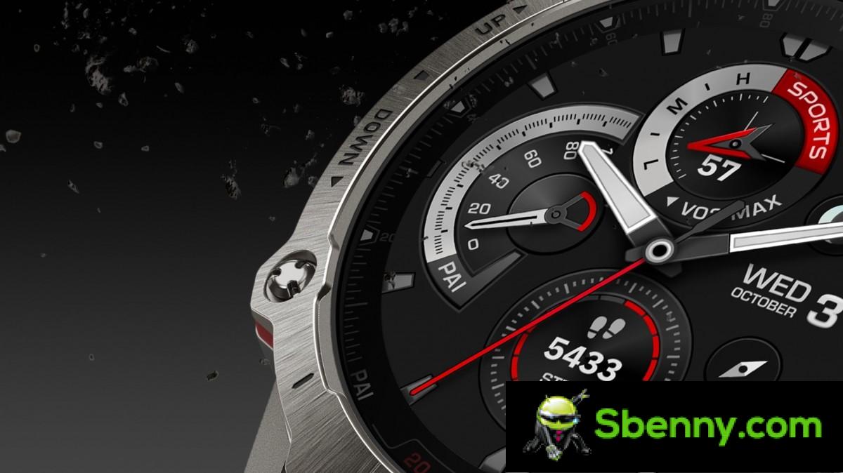 Amazfit Falcon becomes official with Titanium design, dual-band GPS and 20ATM water resistance
