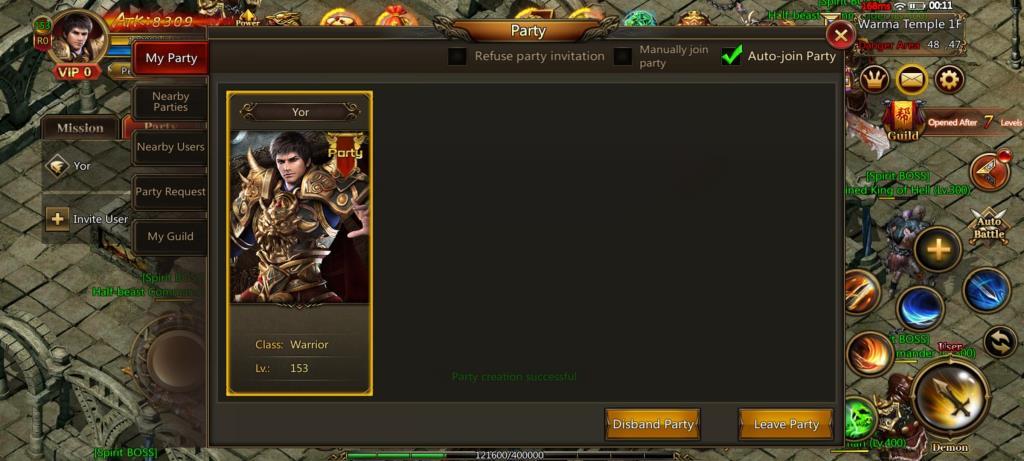 party-mir2m-game MIR2M: The Warrior Beginners Guide