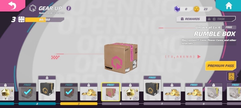 opening noisy boxes T3 Arena beginner's guide