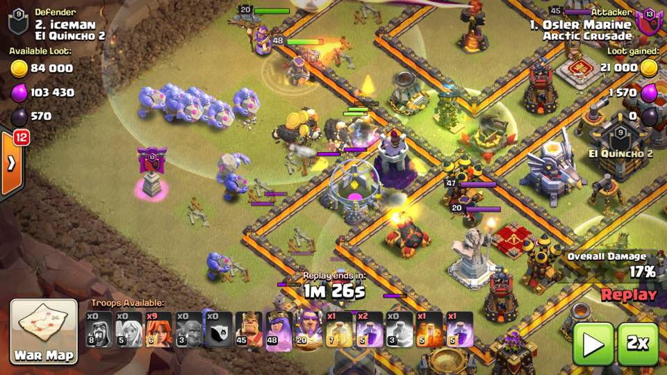 Clash of Clans Queen Walk