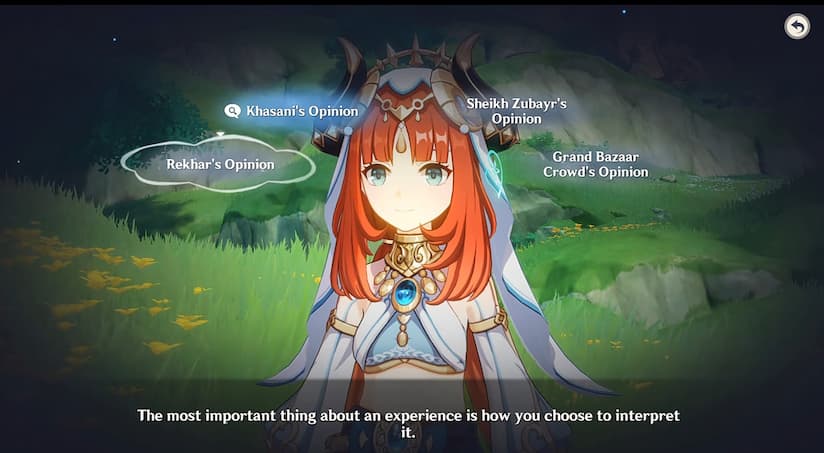 Genshin Impact Nilou story quest Act shown canceled