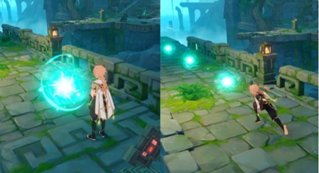 Anemo elemental particles