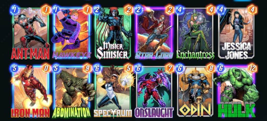 Marvel Snap third deck