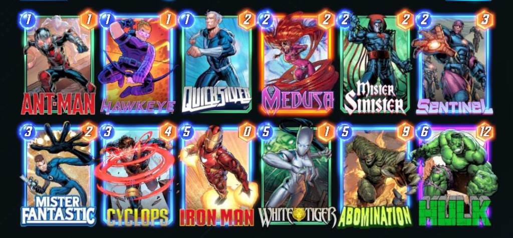 Second deck-Marvel-Snap