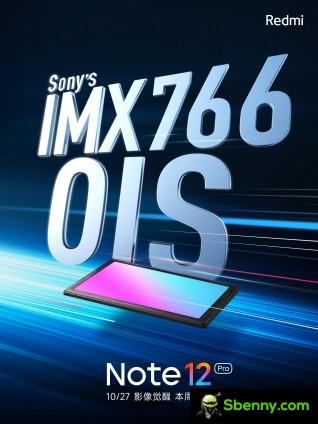 Redmi Note 12 Pro will be launched with the Sony IMX 766 sensor