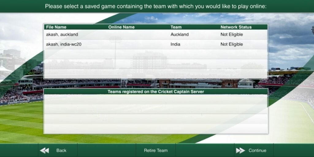 Cricket Captain 2022 Internet Game