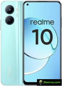 The leaked render of Realme 10 4G