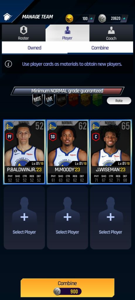 NBA Now 2023 Player Combination