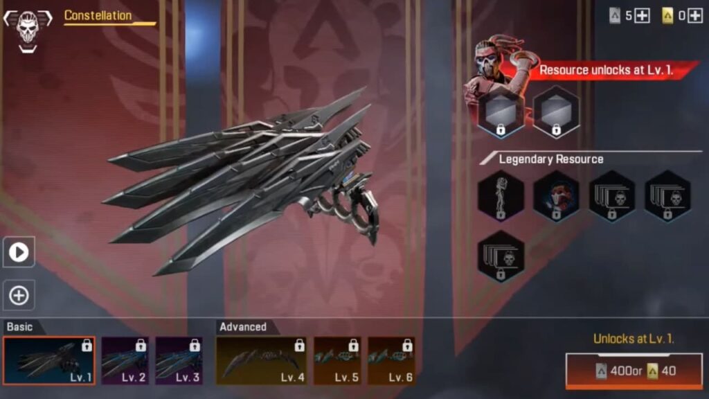 Apex Legends floating fade constellation