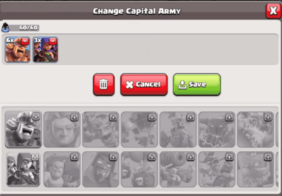 Army training in the clan capital