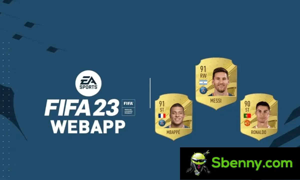 FIFA 23 web app