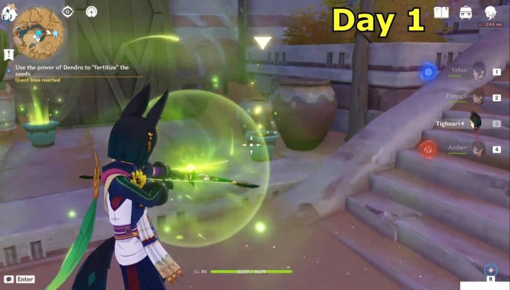Genshin Impact The Exile and The Gifted Rose World Quest