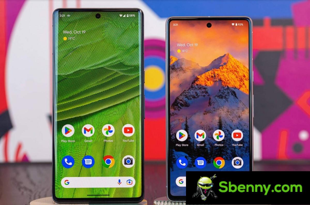 Google Pixel 7 Pro and Google Pixel 7