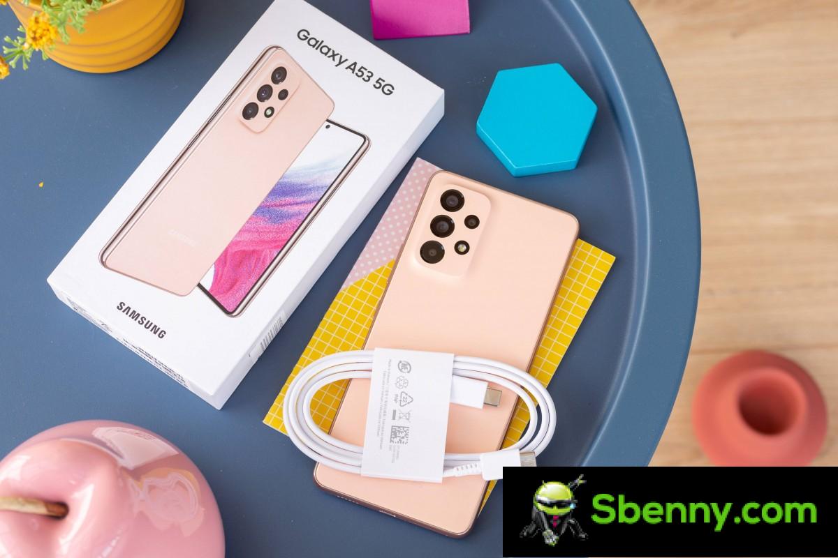 The current Samsung Galaxy A53 5G