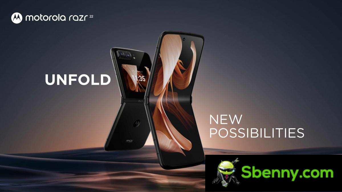 Moto Razr 2022 makes its world debut