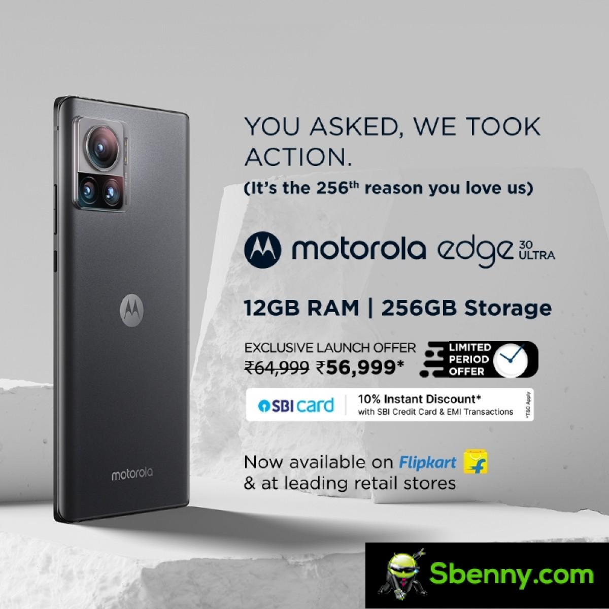 Motorola brings Edge 30 Ultra with 12GB of RAM and 256GB of storage to India
