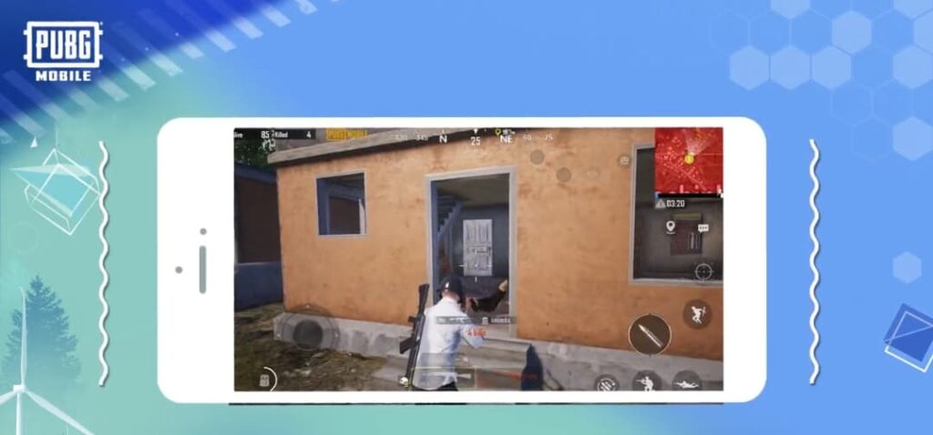 PUBG mobile haptic feedback system