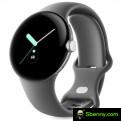 Pixel Watch and Band Color Combinations: Silver / Charcoal