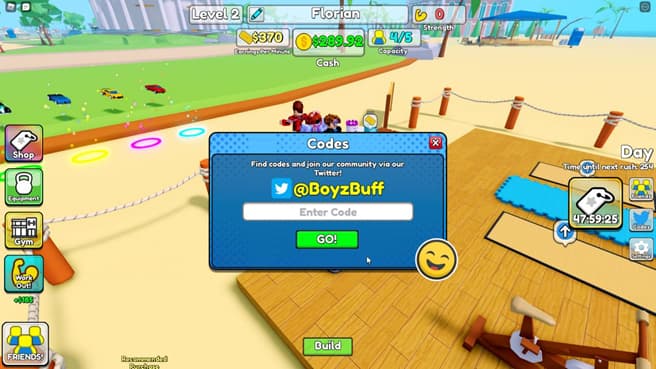 Roblox Gym Tycoon Free Redeem Codes