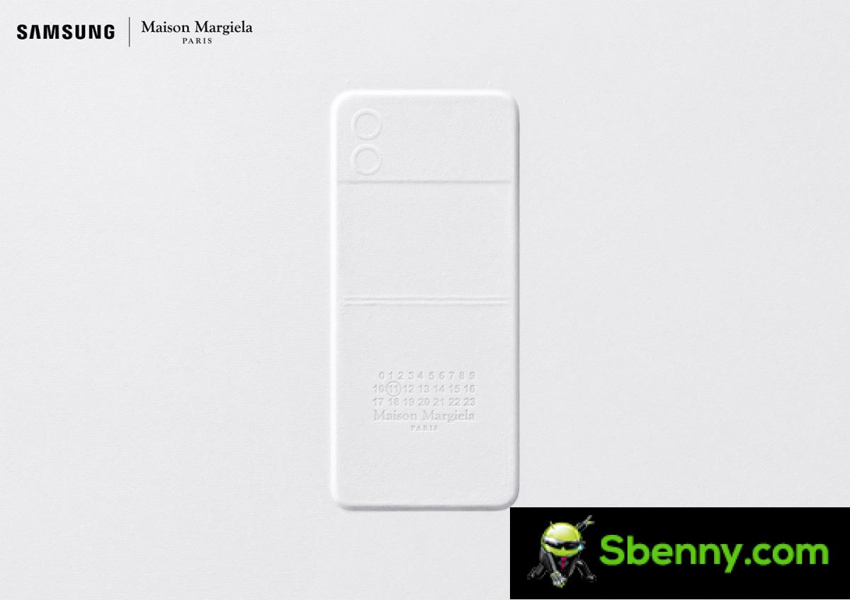 Samsung releases a teaser image of the Galaxy Z Flip4 Maison Margiela Edition