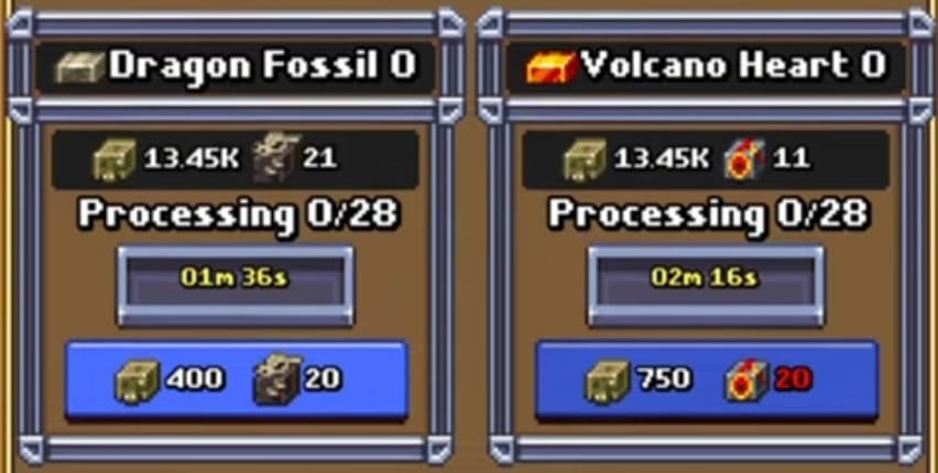 Idle Mine RPG Dragon Fossil