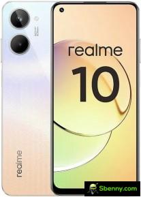 The leaked render of Realme 10 4G