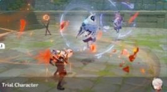 Genshin Impact Adventurer tests the sheildbreaker
