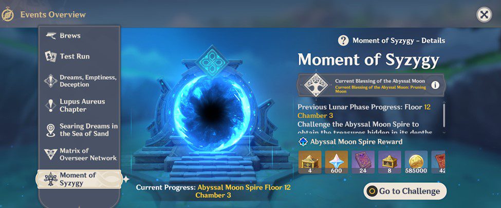 Spiral Abyss Genshin Impact Update 3.2