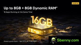 Realme 10 chipset and RAM specifications