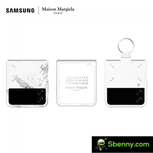 The Samsung Galaxy Z Flip4 Maison Margiela Edition comes bundled with two cases