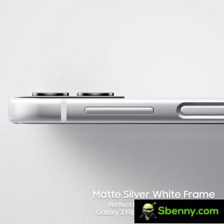 The limited edition Galaxy Z Flip4 embraces Margiela's décortiqué technique and sports a matte silver-white bezel