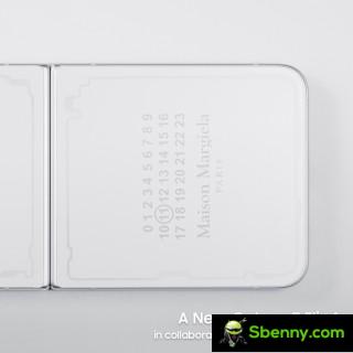 The limited edition Galaxy Z Flip4 embraces Margiela's décortiqué technique and sports a matte silver-white bezel