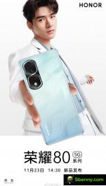 Honor 80 series poster