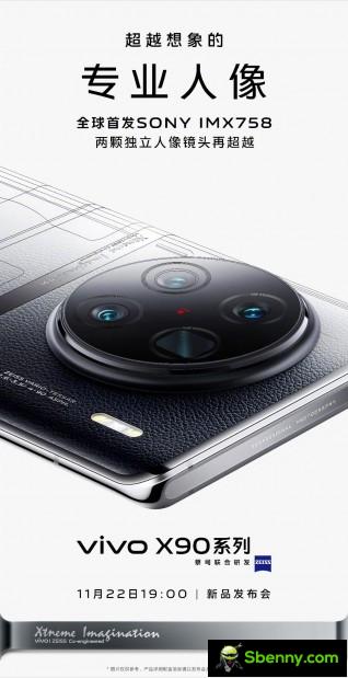 The vivo X90 series will come with Dimension 9200 SoC and Sony IMX758 camera