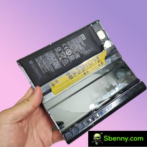 Outward folding prototypes of Xiaomi inside