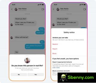 Security features on Messenger and Instagram Direct